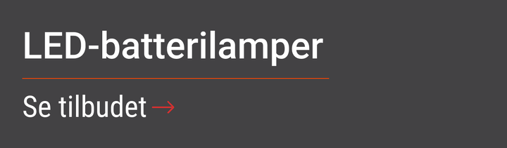 LED-batterilamper kampanje